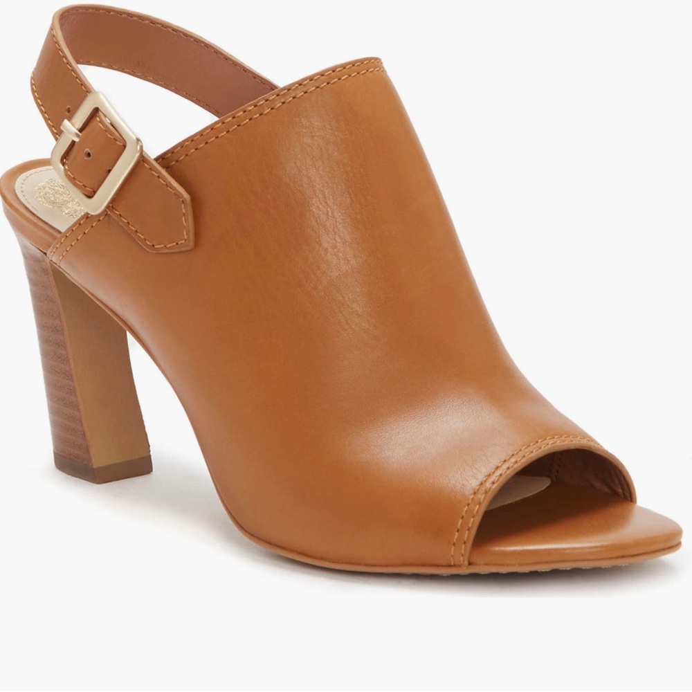 Vince Camuto Landam Slingback Sandal in color Tawny Birch